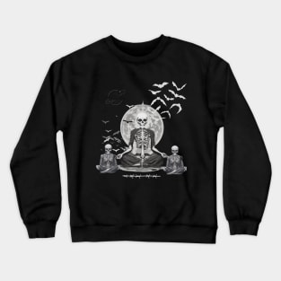 Meditating Skeleton Crewneck Sweatshirt